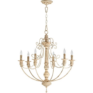 Salento - 6 Light Chandelier in Transitional style - 27 inches wide by 29.75 inches high