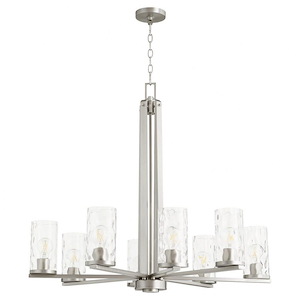 Steinway - 8 Light Chandelier In Contemporary Style-32.25 Inches Tall and 36 Inches Wide - 1305992