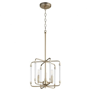 Optic - 3 Light Pendant in Soft Contemporary style - 13 inches wide by 12 inches high