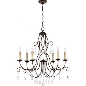 Cilia - 6 Light Chandelier in Transitional style - 28 inches wide by 30 inches high - 1049247