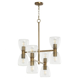 Relo - 8 Light Chandelier-30.75 Inches Tall and 25 Inches Wide