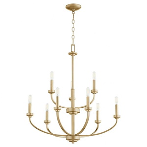 Reyes - 9 Light Chandelier-30.5 Inches Tall and 31.25 Inches Wide