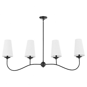 Euphora - 4 Light Chandelier-19 Inches Tall and 10 Inches Wide - 1295169