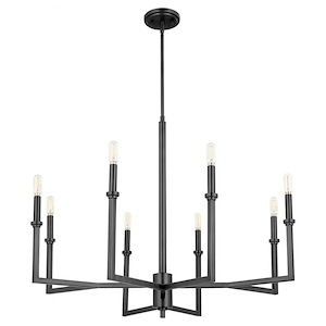 Merrick - 8 Light Chandelier In Traditional Style-26 Inches Tall and 32 Inches Wide