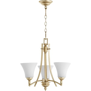 Aspen - 3 Light Chandelier in Transitional style - 20.5 inches wide by 19.25 inches high