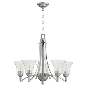 Aspen - 5 Light Chandelier in style - 27 inches wide by 21.5 inches high - 906535
