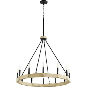Alpine - Twelve Light Chandelier in Soft Contemporary style - 30.25 inches wide by 28.75 inches high