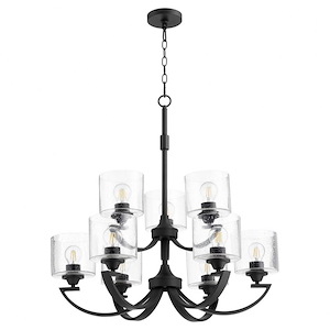 Dakota - 9 Light Chandelier in Soft Contemporary style - 30 inches wide by 31 inches high