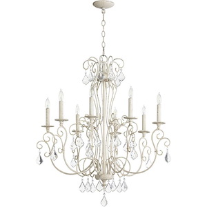 Ariel - 8 Light Chandelier in Transitional style - 30 inches wide by 33.5 inches high