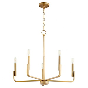 Tempo - 6 Light Chandelier In Contemporary Style-12.25 Inches Tall and 24.75 Inches Wide - 1305903