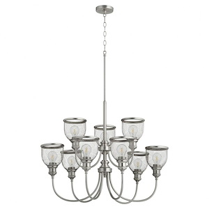 Omni - 9 Light 2-Tier Chandelier in Transitional style - 32 inches wide by 25.25 inches high - 906728