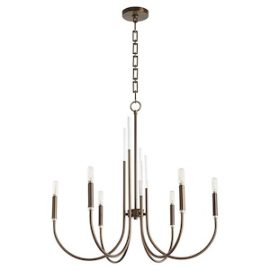 SUMMIT - 6 Light Chandelier In Traditional Style-27.75 Inches Tall and 28 Inches Wide