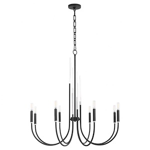 SUMMIT - 8 Light Chandelier In Traditional Style-34.25 Inches Tall and 32 Inches Wide - 1305759
