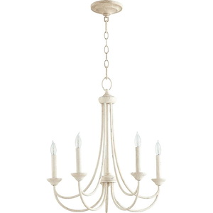 Brooks - 5 Light Chandelier in style - 22 inches wide by 23.5 inches high