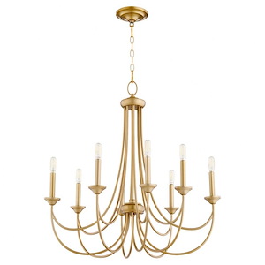 Brooks - 8 Light Chandelier-30 Inches Tall and 28.75 Inches Wide