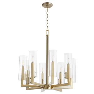 Harbin - 8 Light Chandelier In Soft Contemporary Style-28 Inches Tall and 26 Inches Wide