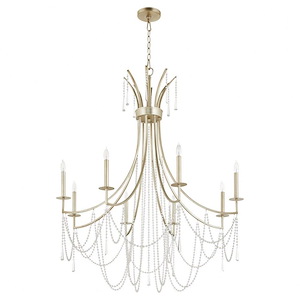 Malin - 8 Light Chandelier-48 Inches Tall and 40 Inches Wide