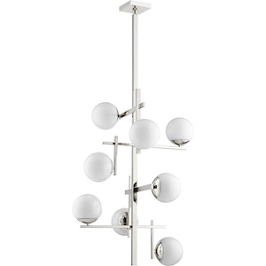 Atom - 8 Light 3-Tier Chandelier in Transitional style - 25 inches wide by 36 inches high