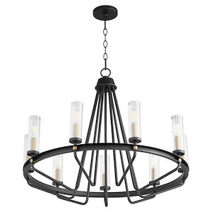 Empire - 9 Light Chandelier-25 Inches Tall and 30 Inches Wide