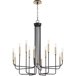 Hope - 12 Light Chandelier In Soft Contemporary Style-33 Inches Tall and 32 Inches Wide