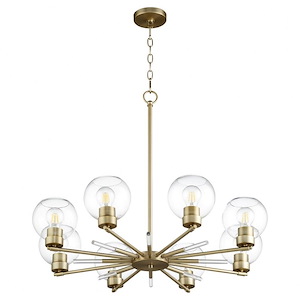 Voln - 8 Light Chandelier-24.5 Inches Tall and 32.25 Inches Wide - 1106141