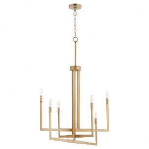 Bolero - 6 Light Chandelier-27.75 Inches Tall and 22 Inches Wide - 1295159