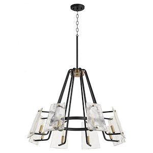Tioga - 8 Light Chandelier in style - 32 inches wide by 24.75 inches high