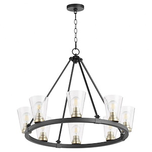 Paxton - 8 Light Chandelier in style - 30.5 inches wide by 24 inches high