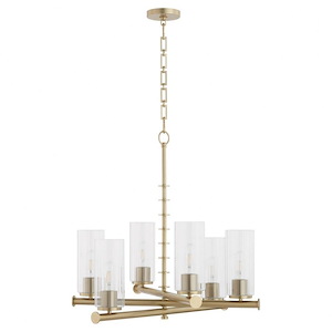Juniper - 6 Light Chandelier-26 Inches Tall and 26 Inches Wide