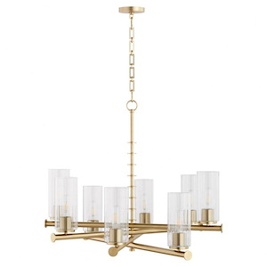Juniper - 8 Light Chandelier-27 Inches Tall and 32 Inches Wide