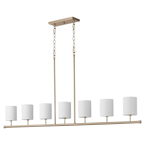 Harmony - 7 Light Linear Chandelier-8.75 Inches Tall and 4.25 Inches Wide - 1305761