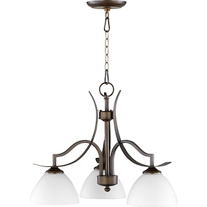 Atwood - 3 Light Nook Pendant in Transitional style - 24 inches wide by 22.5 inches high