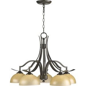 Atwood - 5 Light Chandelier in Transitional style - 26 inches wide by 24.5 inches high - 1049263