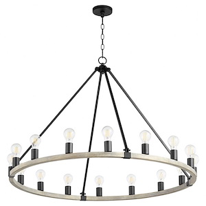 Paxton - 16 Light Chandelier in style - 42 inches wide by 30 inches high - 1016080