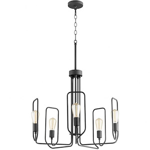 Howe - 5 Light Chandelier In Transitional Style-22 Inches Tall and 25.25 Inches Wide