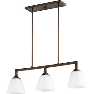 Wright - 3 Light Island in Transitional style - 9.25 inches wide by 4.5 inches high