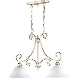 Bryant - 2 Light Island in Quorum Home Collection style - 10 inches wide by 22 inches high