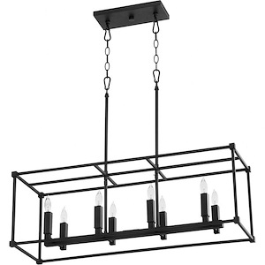 Olympus - 8 Light Linear Pendant In Traditional Style-11.75 Inches Tall and 10.75 Inches Wide