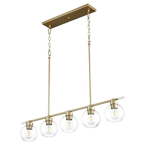 Voln - 5 Light Linear Pendant-7.25 Inches Tall and 6 Inches Wide - 1106153
