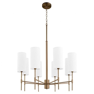 Hamilton - 8 Light Chandelier-25.5 Inches Tall and 27.5 Inches Wide - 1306097