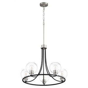 Clarion - 5 Light Chandelier-20 Inches Tall and 26 Inches Wide