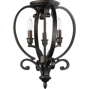 Bryant - 3 Light Dual Mount Pendant in Quorum Home Collection style - 12.5 inches wide by 16.5 inches high - 906588