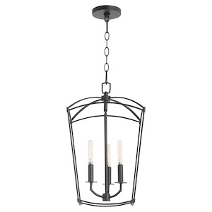 Mantle - 3 Light Entry Foyer-20.5 Inches Tall and 12 Inches Wide