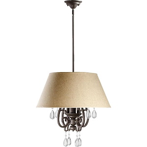 Anders - 4 Light Pendant in Traditional style - 20 inches wide by 23 inches high