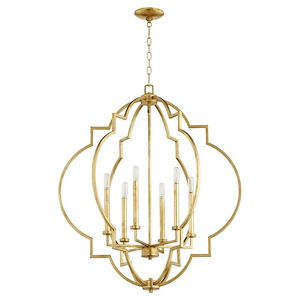 Dublin - 6 Light Pendant in style - 29.5 inches wide by 34 inches high