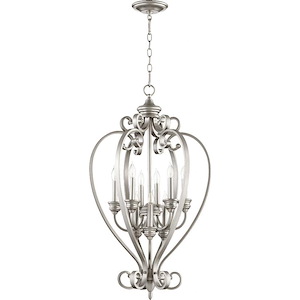 Bryant - 9 Light Entry Pendant in Quorum Home Collection style - 20 inches wide by 33.5 inches high - 906583