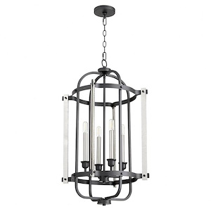 4 Light Entry Pendant in style - 16.5 inches wide by 31 inches high - 906395