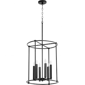 Olympus - 6 Light Entry Foyer In Soft Contemporary Style-22 Inches Tall and 17.75 Inches Wide