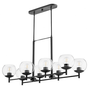 Lyon - 8 Light Linear Chandelier In Soft Contemporary Style-21 Inches Tall and 16 Inches Wide - 1218588