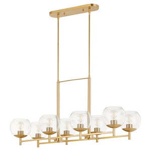 Lyon - 8 Light Chandelier In contemporary Style-21 Inches Tall and 16 Inches Wide - 1295073